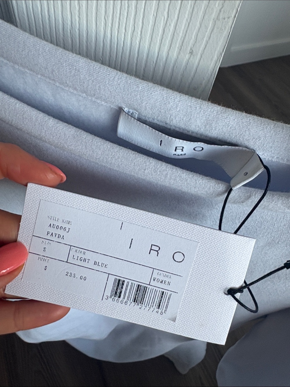 IRO Fayda Light Blue Dress - Picture 5 of 8